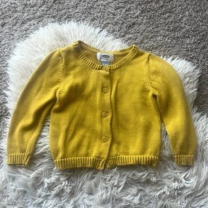 Old Navy Yellow cardigan